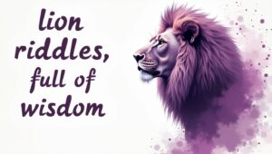 20 Easy Lion Riddles for Adults – Fun, Friendly, and Roar-some!