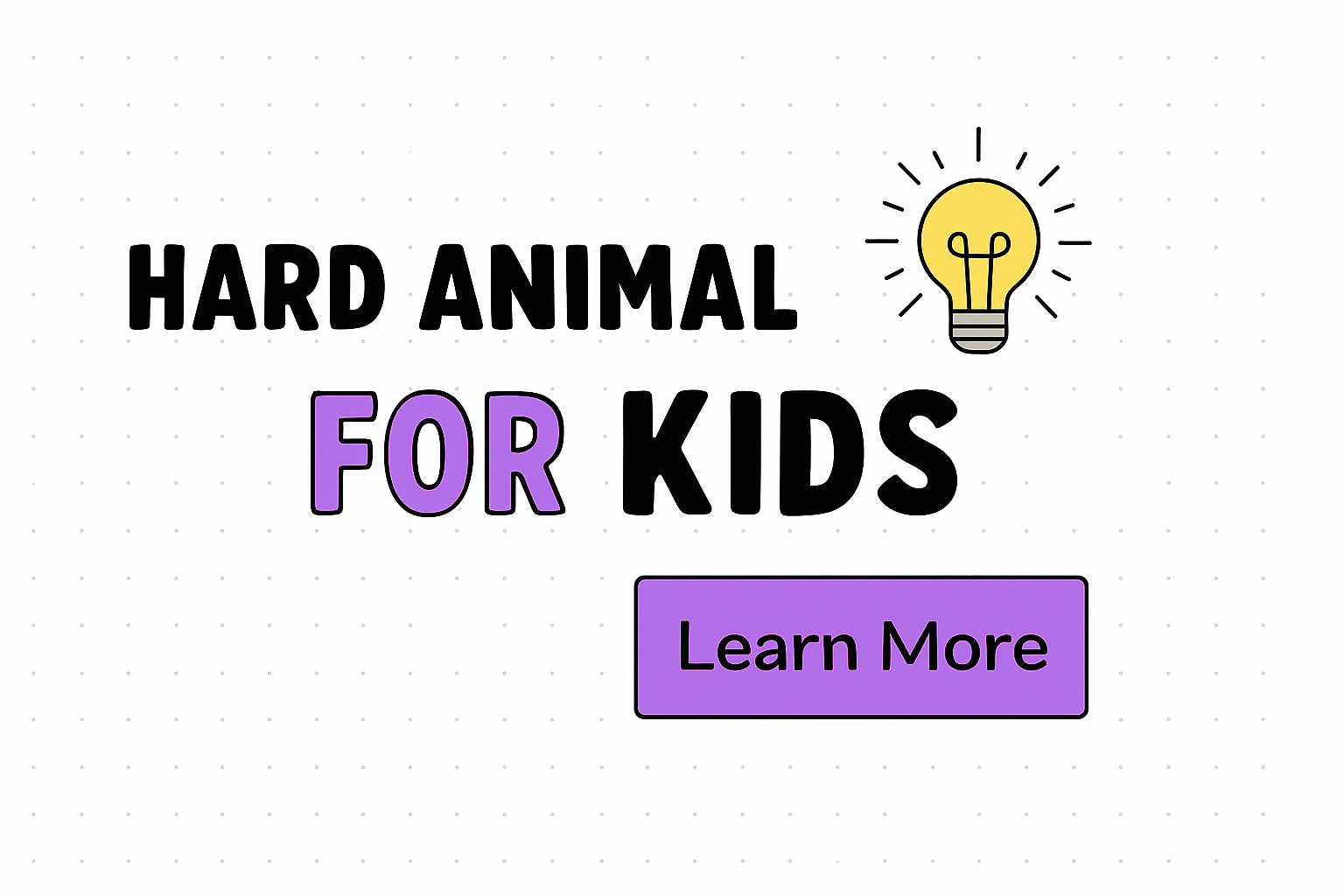 Hard animal riddles for kids