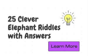 25 Clever Elephant Riddles with Answers